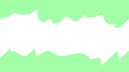 Abstract background with smooth white wave shape on soft green backdrop. Minimal and modern design with clean layout, perfect for banners, presentations, or graphic templates.