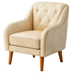 leather sofa isolated on white background