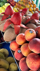 Mexican mercado fruit stand