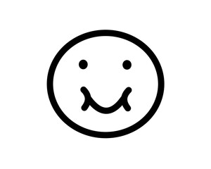 食べる顔アイコン