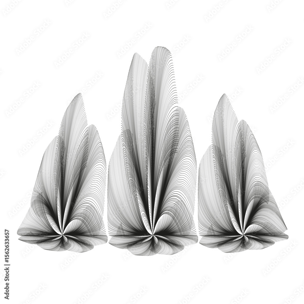 Poster grey peak icon. soft folded shards. abstract ridge vector. minimal mountain motif.