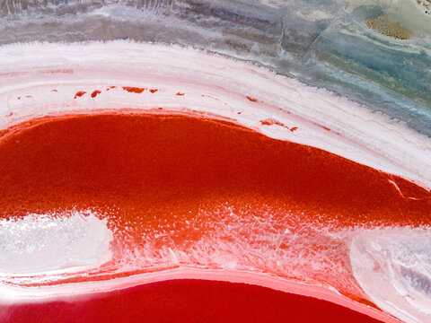 Red pattern abstract