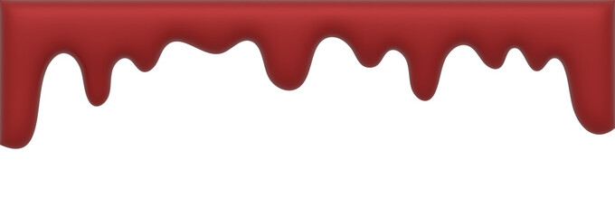 血　ホラー　フレーム　垂れる 3d