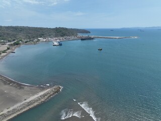 Picturesque coastal views from Puerto Caldera, Costa Rica