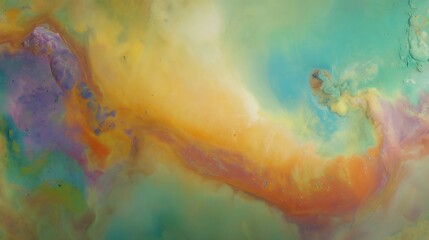 Abstract colors blend in swirling patterns