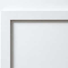 Obraz premium White frame empty space minimalist background texture wall abstract