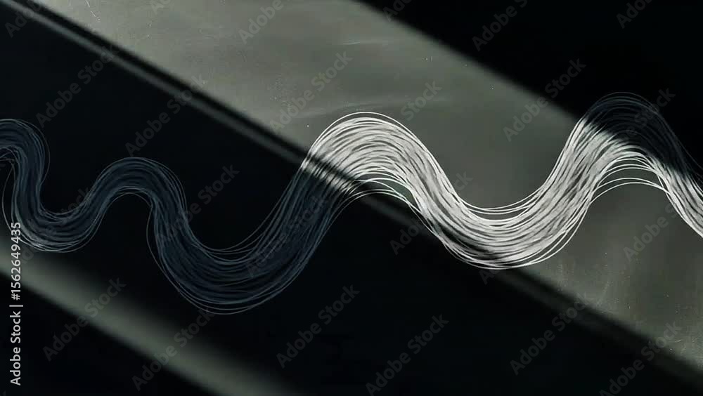 Poster wave of light: a striking visual narrative of light and shadow, an artistic interpretation showcasin