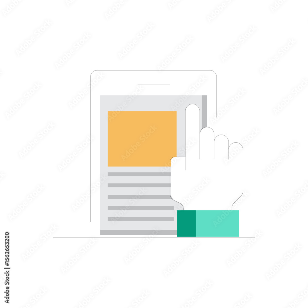 Poster Simple plus sign icon for adding or creating new content