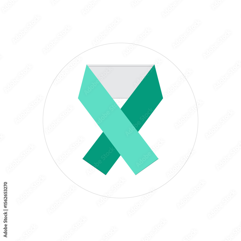 Poster modern circular badge design with abstract geometric elements for branding