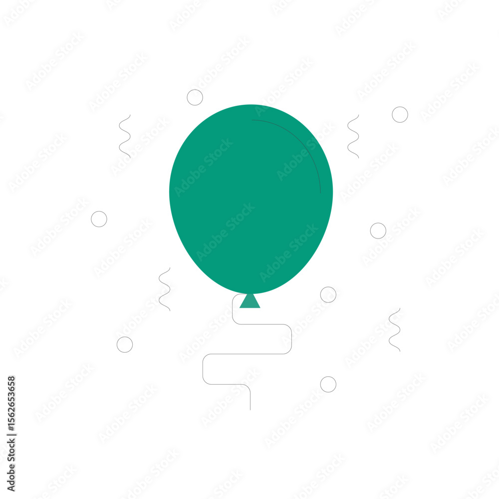Poster modern abstract event icon with clean lines and geometric shapes