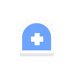Obraz premium Abstract medical emergency symbol with a clean modern design for healthcare communication