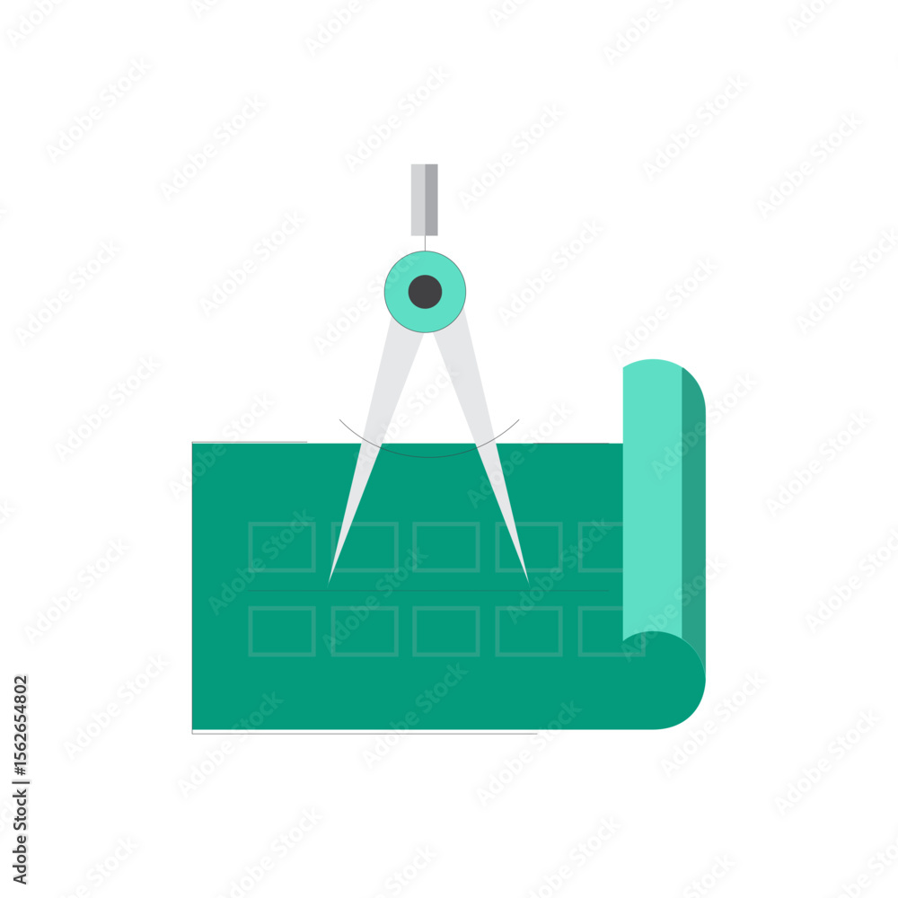 Poster modern abstract geometric shapes and patterns for creative design projects