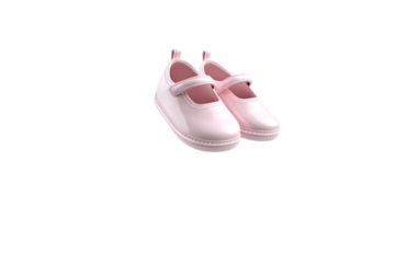 A pair of pink shoes with a lace up design