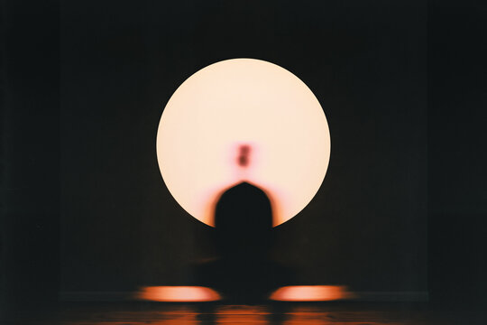 Ethereal Figure & Luminous Orb