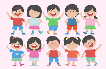 子供のイラストセット