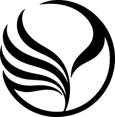 vector sketch illustration silhouette design icon logo symbol abstract modern wings for mascot freedom