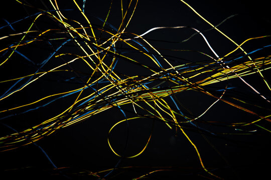 Acetate wool fabric detail micrograph