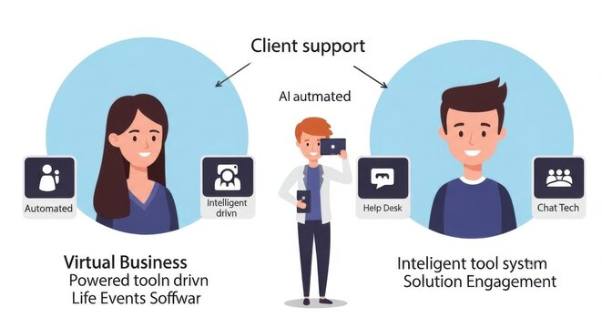 Leveraging Virtual Business Technology for Seamless Life Event Solutions and Intelligent Client Support Engagement