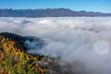 雲海越しの中央アルプス(20221103)