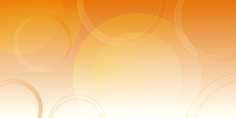 Abstract orange background with soft gradient circles and rings, creating a warm and modern design.