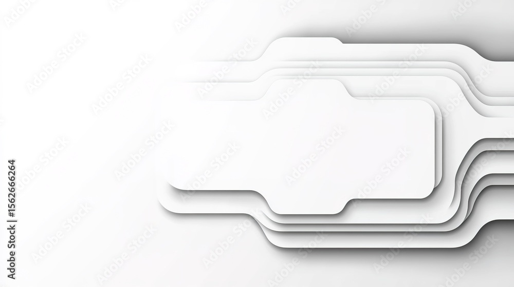 Poster abstract minimalist background with layered blank rectangles