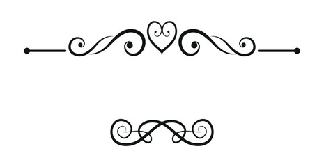 Blank template for text, isolated text box, vector ornaments - illustration