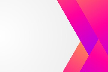 Dynamic pink and orange abstract background with geometric shapes, perfect for modern corporate presentations and digital designs.