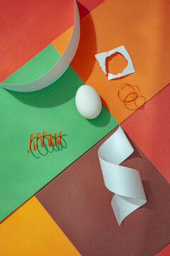 Creative arrangement of everyday objects