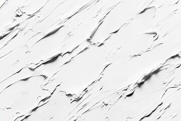 Abstract textured white paint strokes