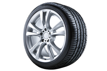 Obraz premium A car wheel and tire on transparent background.png