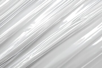 Transparent plastic sheeting,  smooth,  glossy,  wrinkled,  diagonal lines
