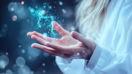 Ethereal Hands Creating Magical Energy in a Dreamy Environment