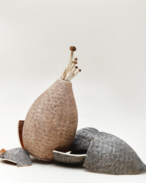 conceptual ceramic vases 