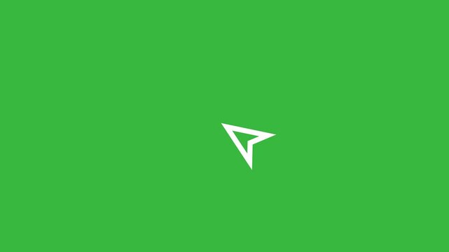 Mouse Click, Computer Mouse Animated symbol of arrow cursor.An animated icon showing a mouse click or arrow cursor interaction. Perfect for tutorials, demos, websites, apps,