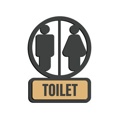 toilet sign printable public signage symbol man woman wc simple blue minimalist restroom area