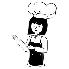 chef vector illustration design