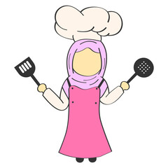 chef vector illustration design