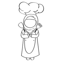 chef vector illustration design
