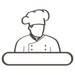 chef vector illustration design