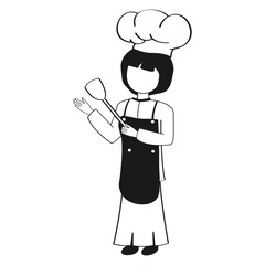 chef vector illustration design