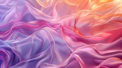 Obraz premium Vibrant Pastel Gradient Flow Art