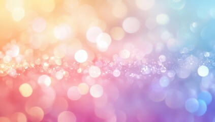 Fototapeta premium Abstract bokeh background with soft, pastel colors