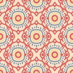 pattern batik flower damask ethnic boho ikat texture tribal geometric background