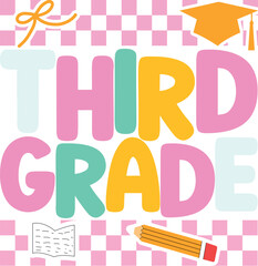 third grade SVG