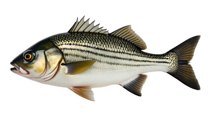 Sea bass isolated on transparent background
