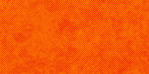 Dots halftone orange color pattern gradient texture with technology digital background. Dots pop art comics