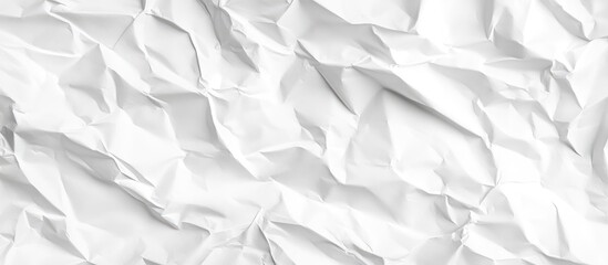 Obraz premium Crumpled white paper texture (18)