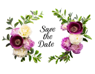 Save the Date Floral Design