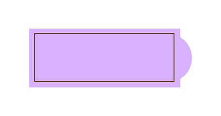 a solid, soft lavender or pale purple color a gentle, decorative label, a stylish file tab, or a pleasant banner