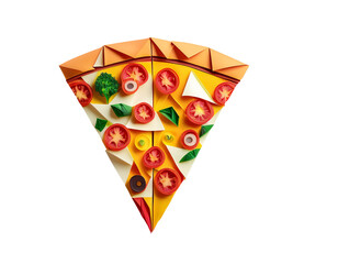 Paper Pizza Slice